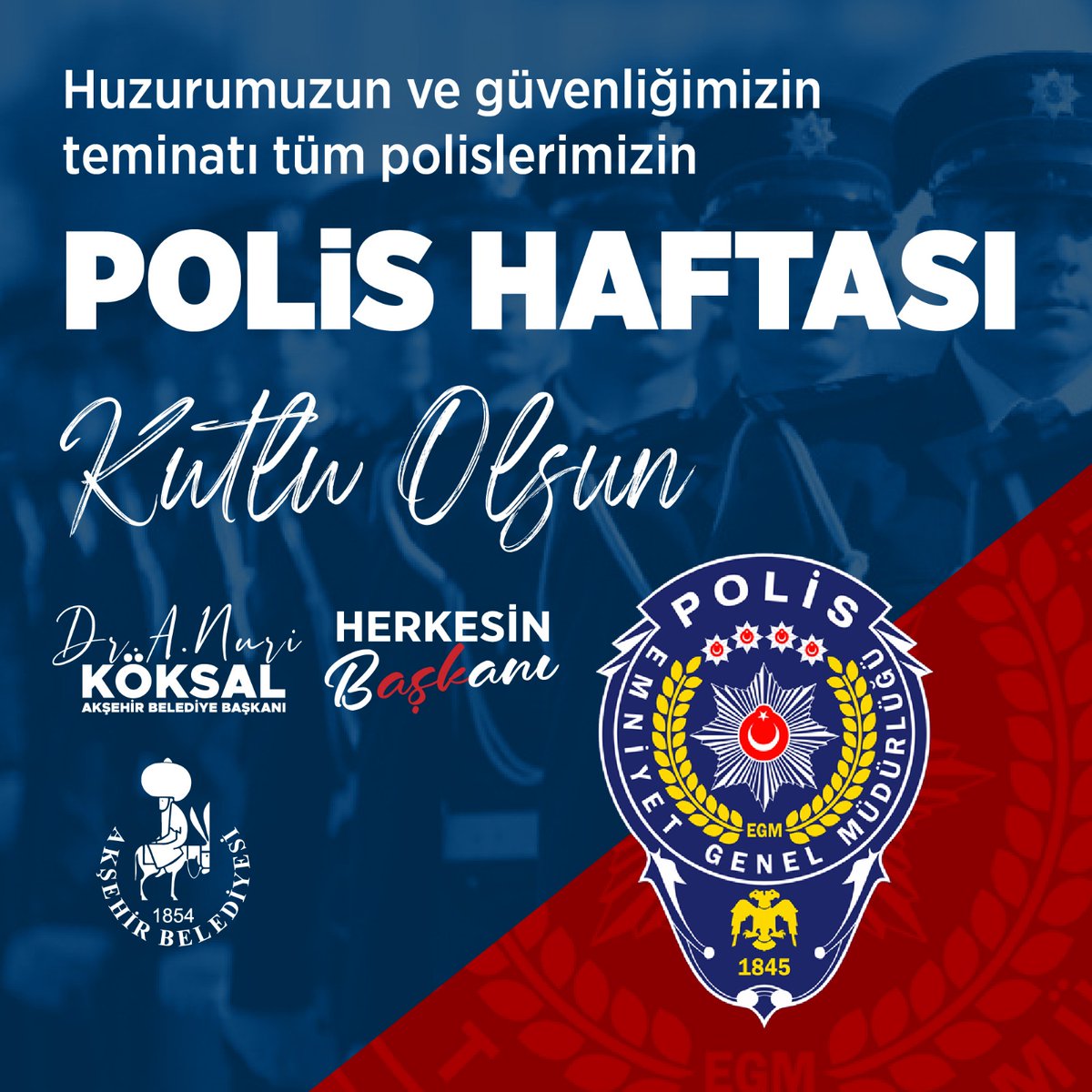 Polis Haftası Akşehir'de Kutlandı