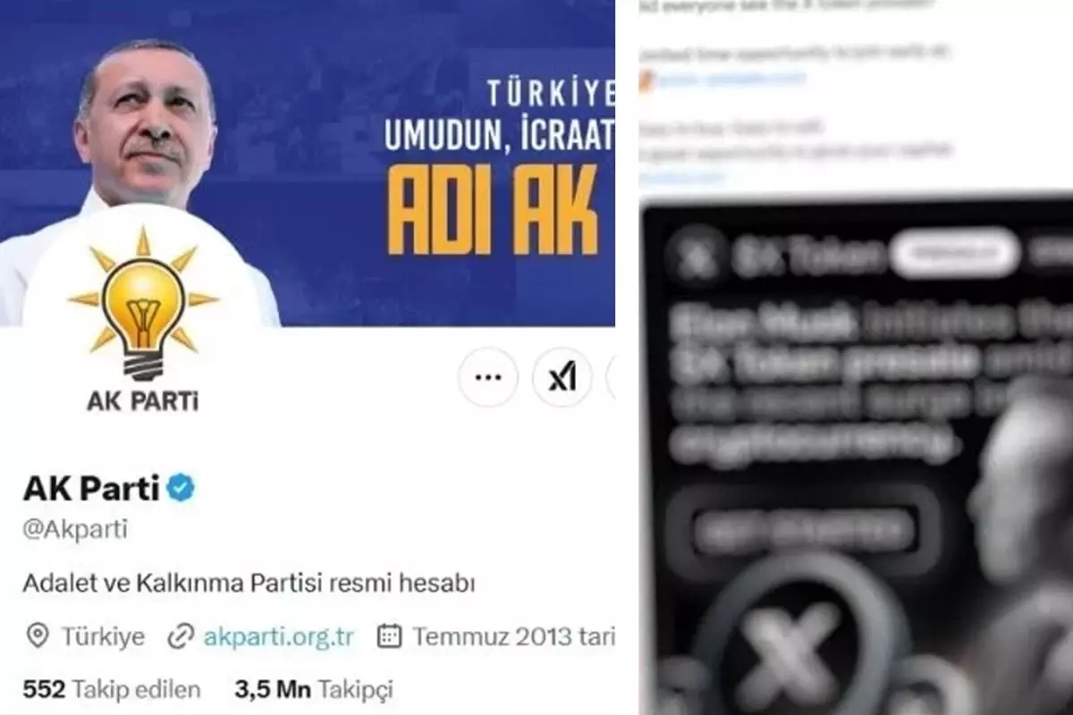AK Parti'nin Kripto Paylaşımı Kısa Sürede Silindi