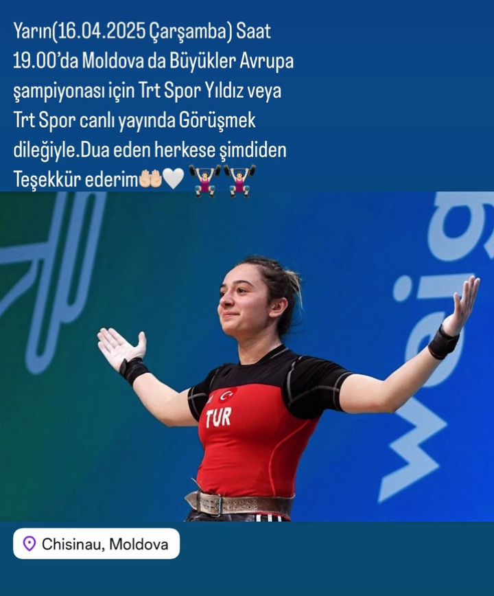Akşehirli Halterci Avrupa Şampiyonası'nda Milli Formayı Giyecek