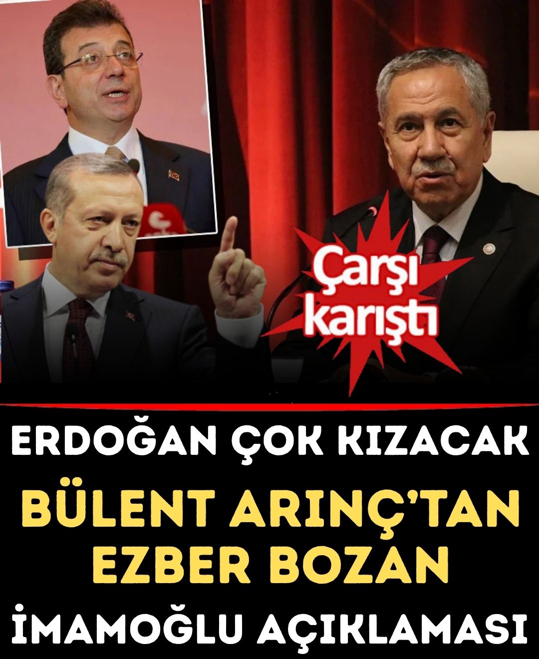 Arınç'tan İmamoğlu Hakkında Yorumları Tartışma Yarattı