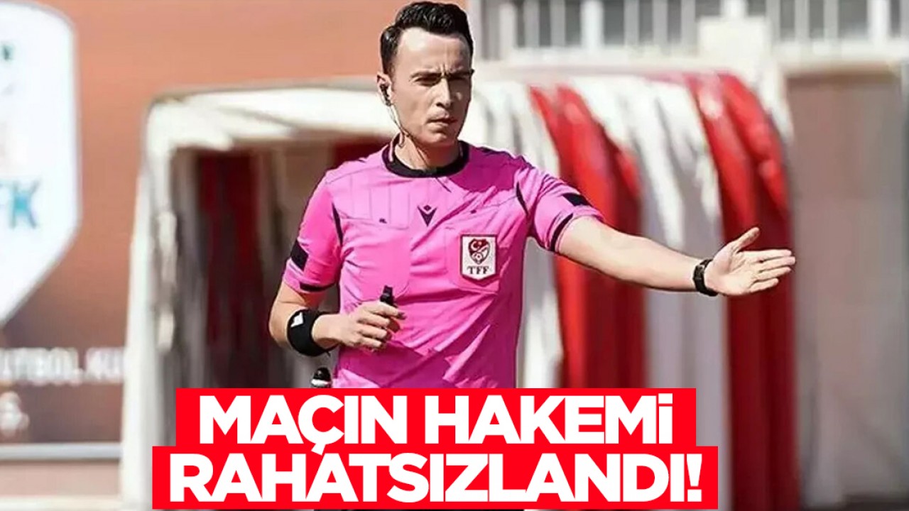 Konyaspor - Galatasaray Maçı Hakemi Hastaneye Kaldırıldı