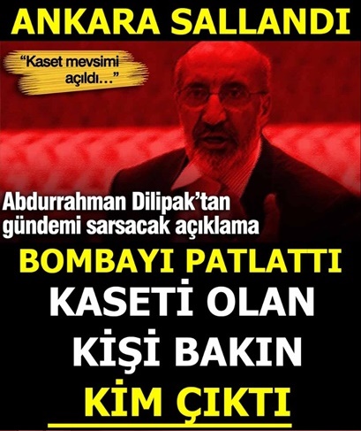 Yazar Dilipak'tan Dikkat Çeken İddialar