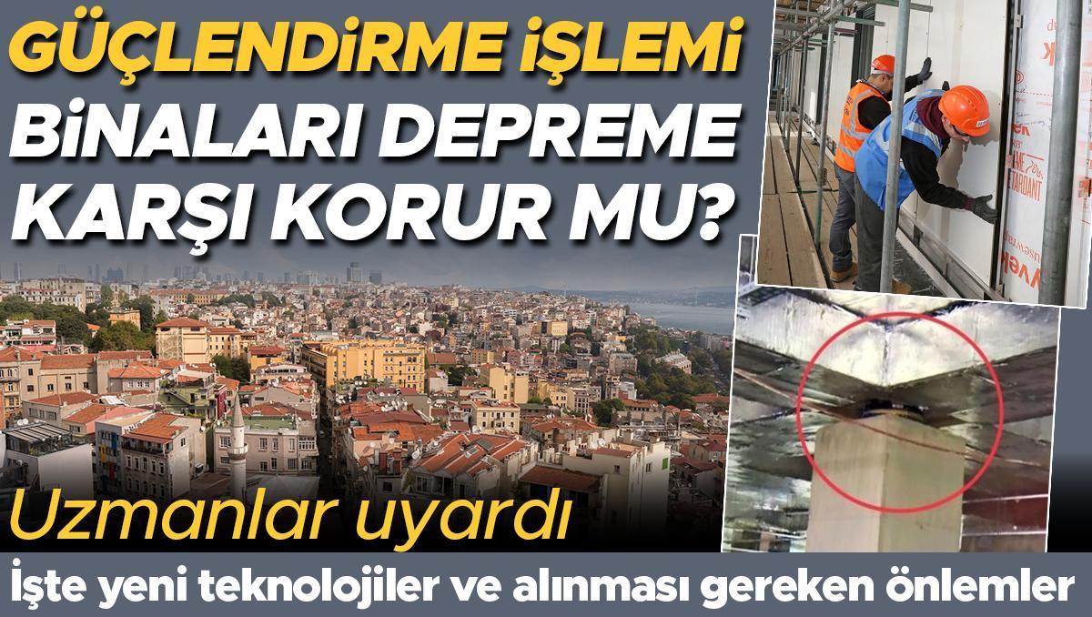 İstanbul'da Deprem Gerçeği: Güçlendirme İşlemleri Binaları Korur mu?