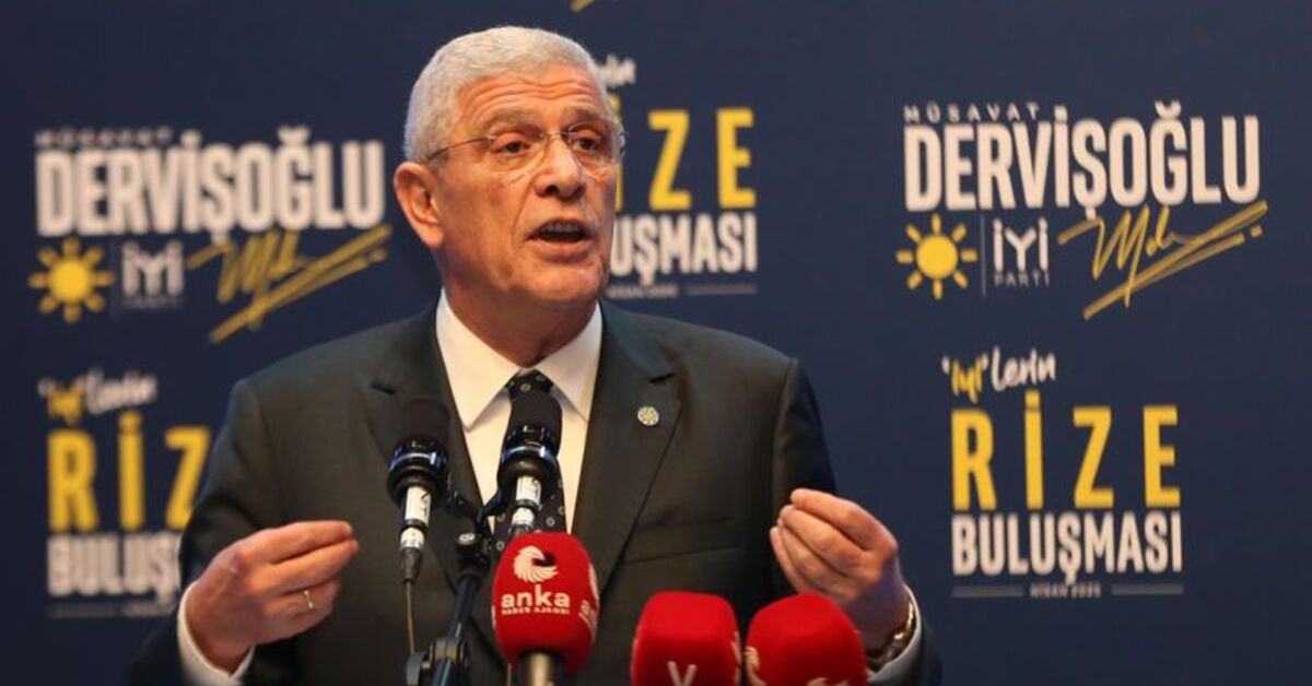 İYİ Parti Genel Başkanı Dervişoğlu: 