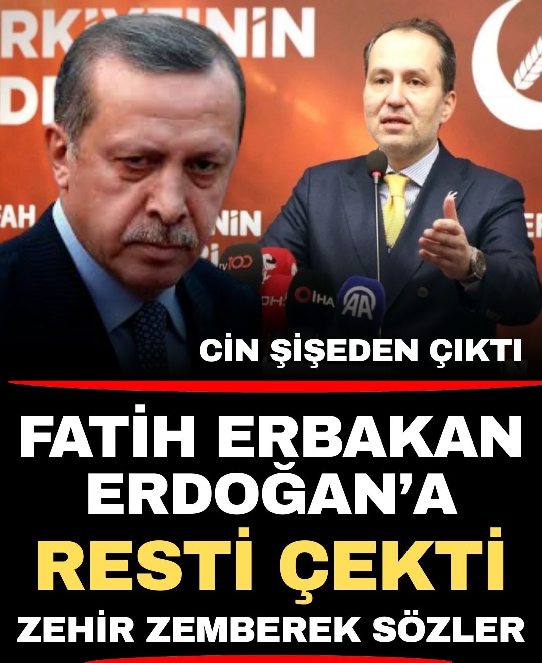 Erbakan'dan Erdoğan'a Suçlama: Saray'da Gerginlik