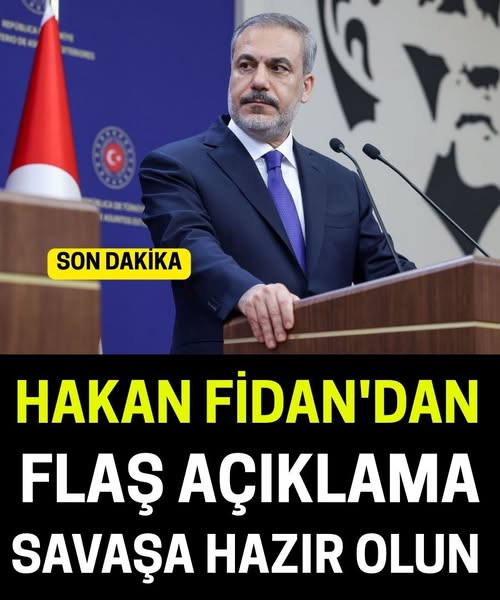 Dışişleri Bakanı Hakan Fidan'dan Şok Açıklama