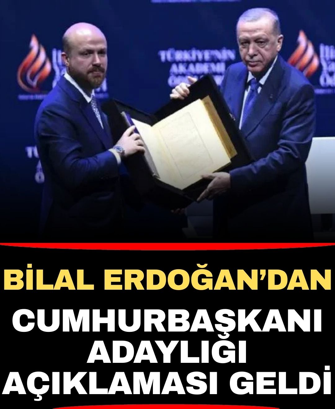 Bilal Erdoğan'dan Açıklama