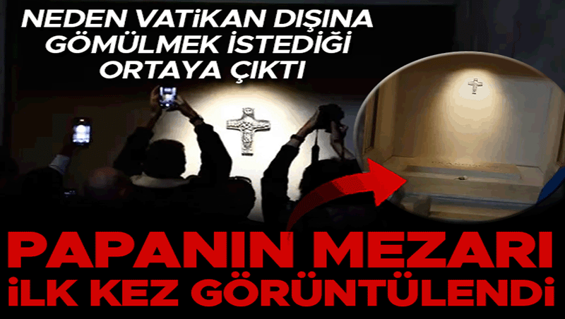 Papa Francis'in Mezarı İlk Kez Görüntülendi