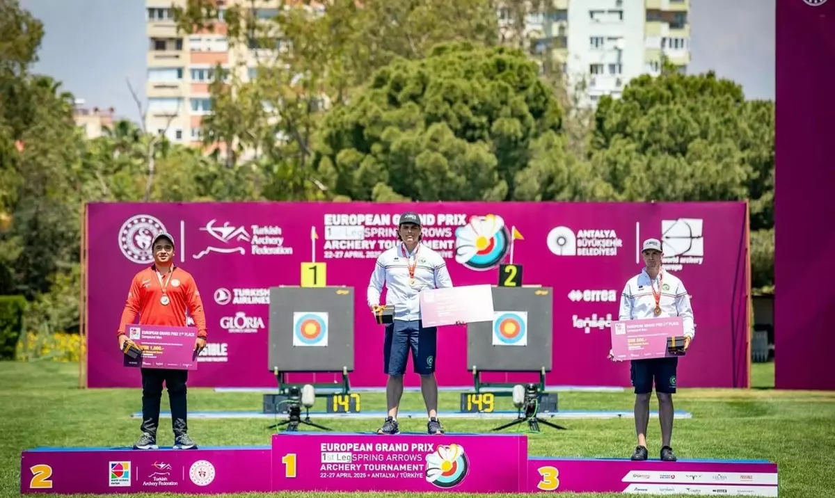 Muğlalı Okçular Avrupa Grand Prix'sinden Madalyayla Döndü