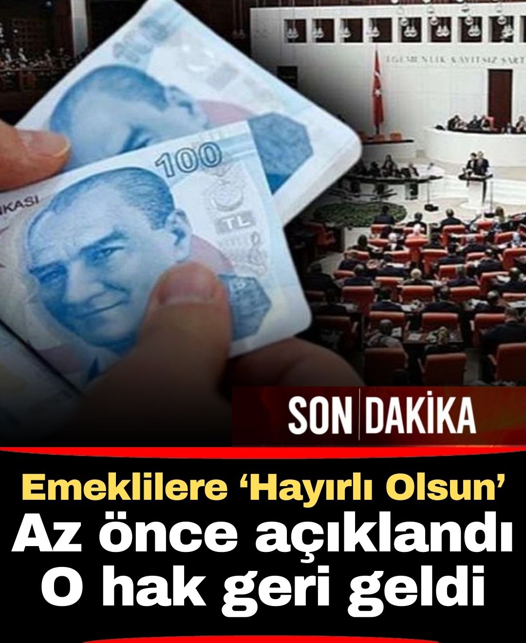 Emeklilere Müjdeli Haber: Karar Resmiyet Kazandı