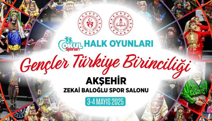 Akşehir'de Genç Halk Oyunları Şöleni: 750 Sporcu Türkiye Şampiyonluğu İçin Ter Dökülecek