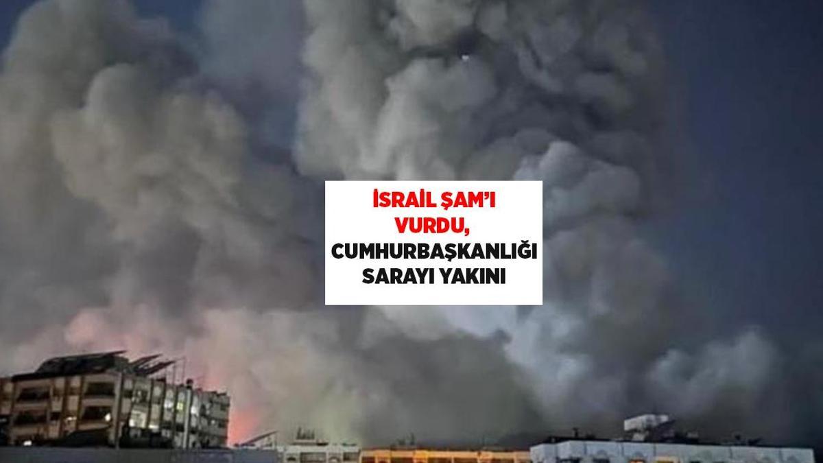 İsrail, Suriye Cumhurbaşkanlığı Sarayı Yakınında Hedefi Vurduğunu Açıkladı