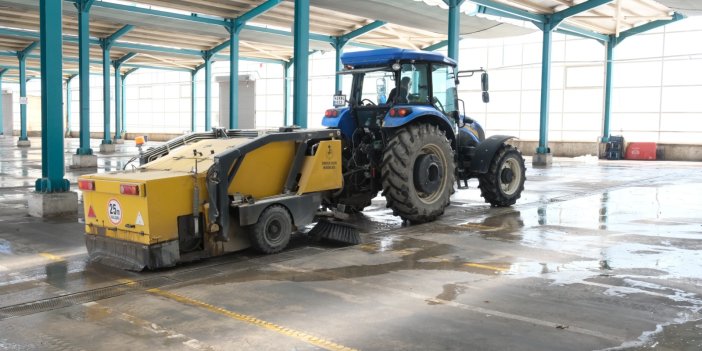Akşehir Pazaryerlerinde Bahar Temizliği Yapıldı