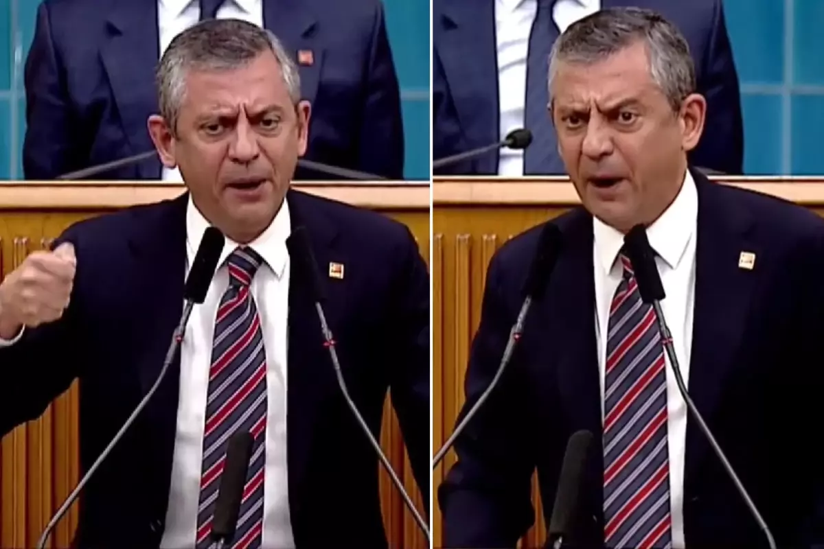 Özgür Özel, Saldırıya Cevap Verirken Salonu Ayağa Kaldırdı