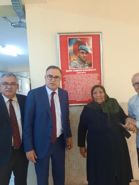 Şehit Coşkun Karabulut'un Annesi, Adını Taşıyan Okulu Ziyaret Etti