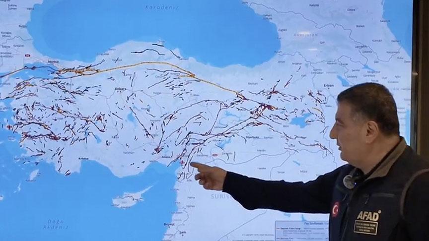 AFAD, Türkiye Deprem Tehlike Haritası ve 485 Diri Fay Segmentini Duyurdu