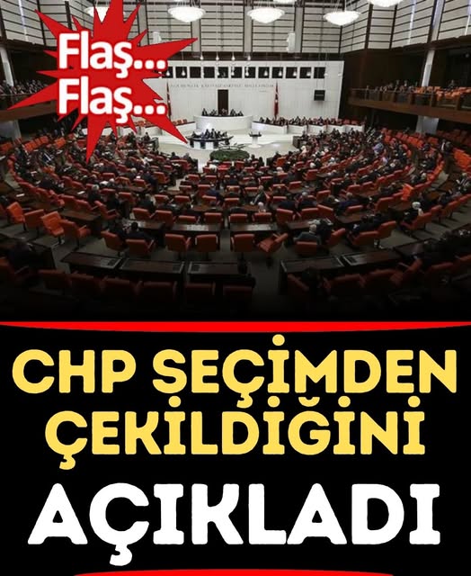 CHP, Yaklaşan Seçimlerden Çekildi
