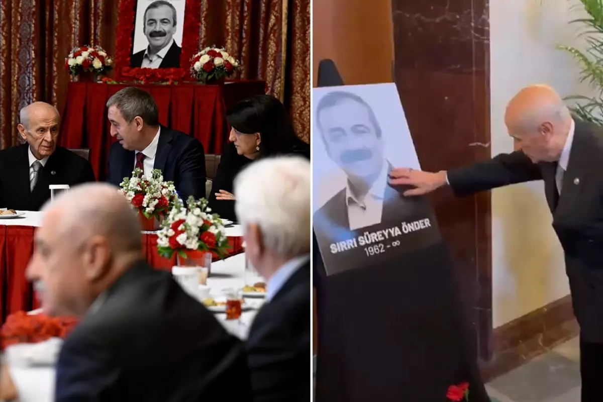 Devlet Bahçeli, Sırrı Süreyya Önder'e TBMM'de Veda Etti
