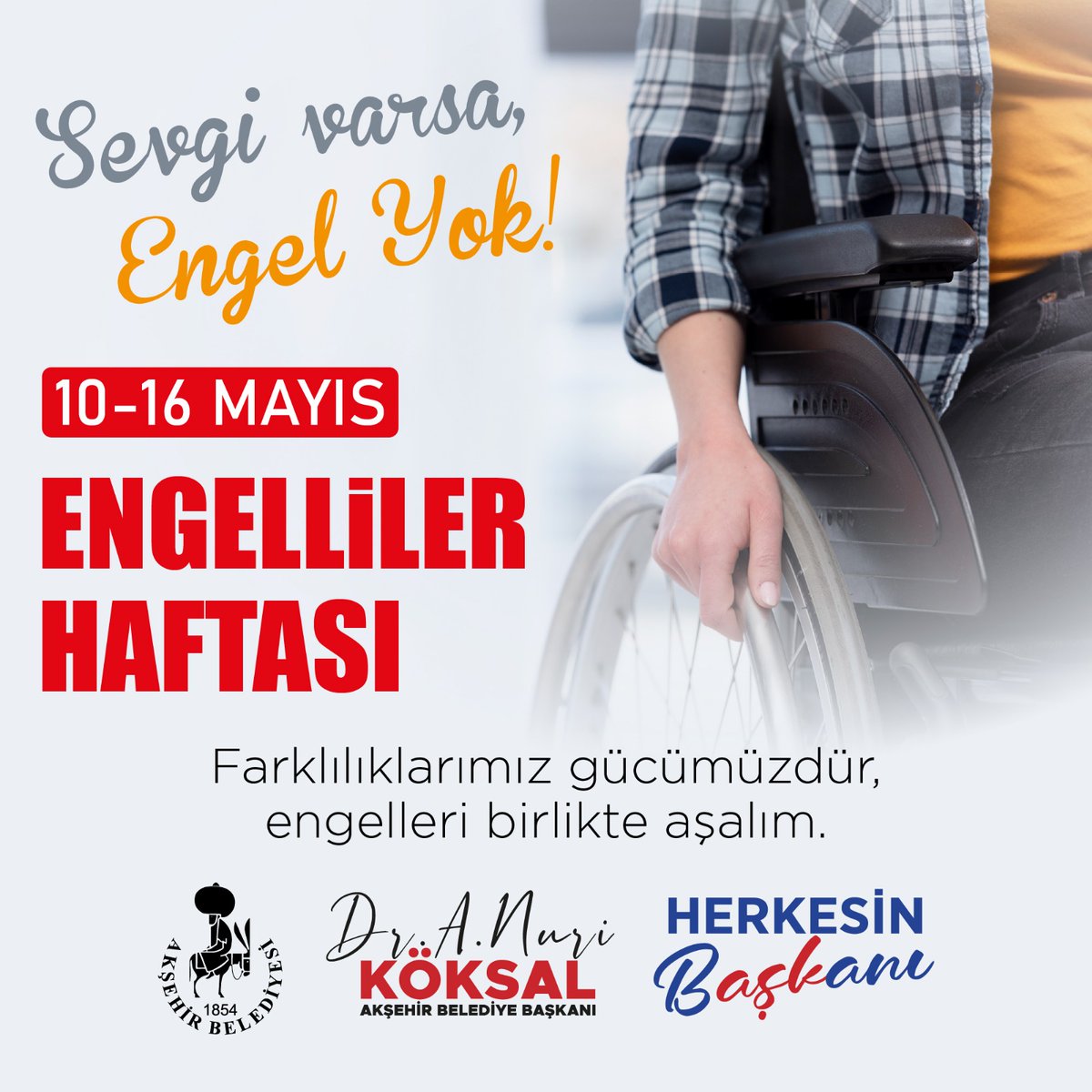 Akşehir Belediyesi, Engelliler Haftası'nda Farkındalık Yaratıyor: Sevgi ve Dayanışmayla Engel Yok