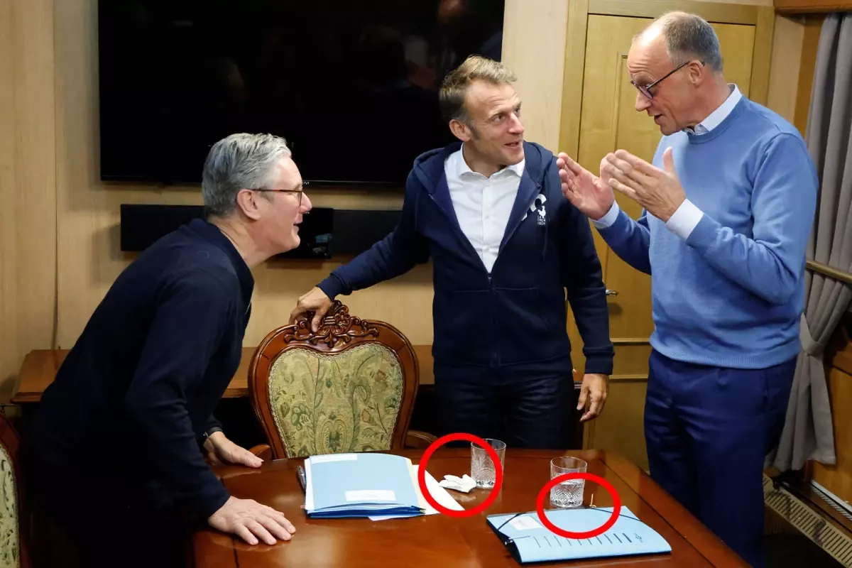 Macron, Starmer ve Merz'in Tren Ziyaretiyle İlgili Kokain İddiası Çürütülüyor
