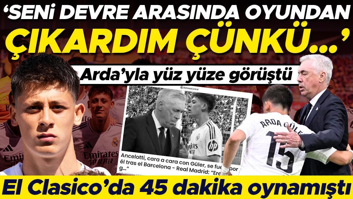 Arda Güler ile El Clasico Sonrası Görüşme: Teknik Direktör Ancelotti Açıklama Yaptı
