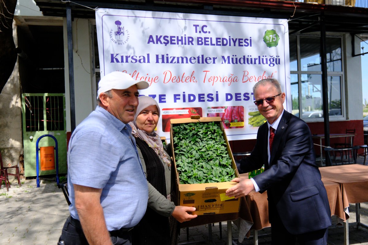 Akşehir Belediyesi, Çiftçilere 153 Bin Fide Desteği Sağladı