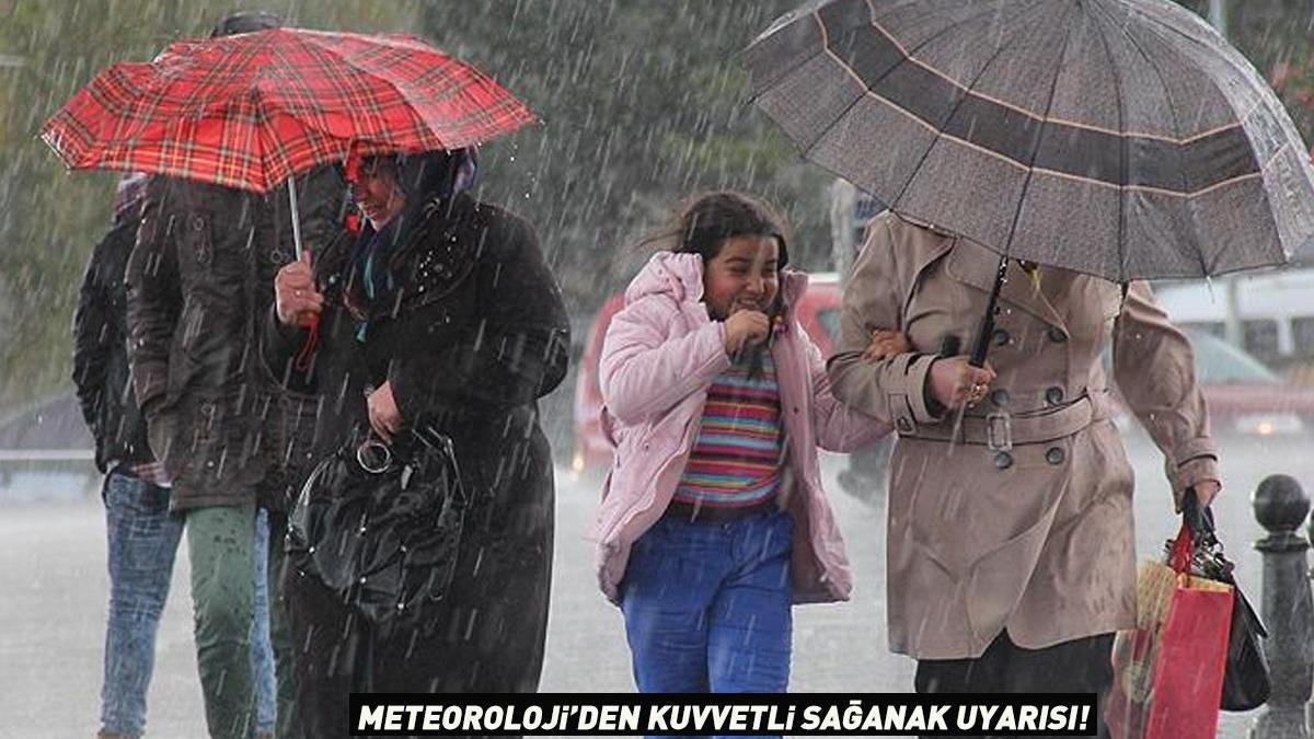 Meteoroloji Alarmı: 5 İl İçin Kuvvetli Sağanak Uyarısı