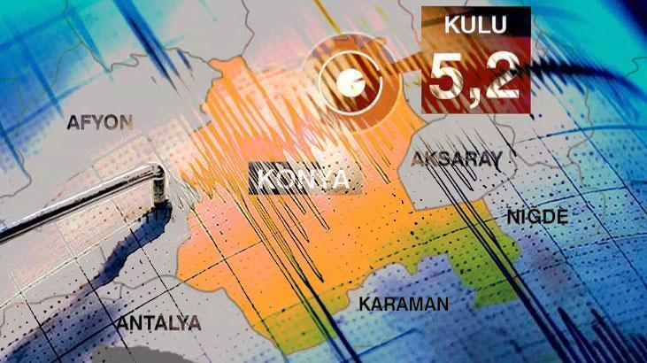 Konya'da 5.2 Büyüklüğünde Deprem: Ankara ve Çevre İllerde de Hissedildi