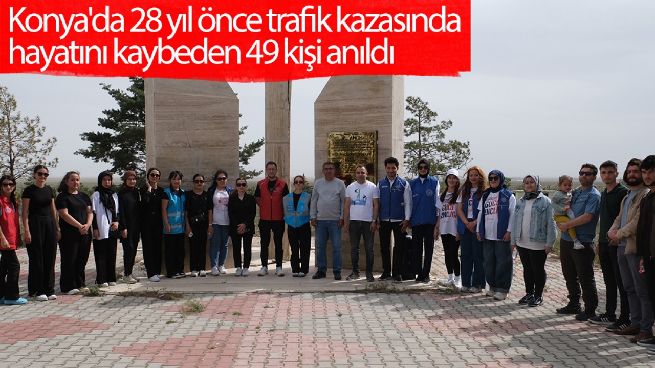 Konyada 1997'deki Trafik Kazasında Hayatını Kaybedenler Anıldı