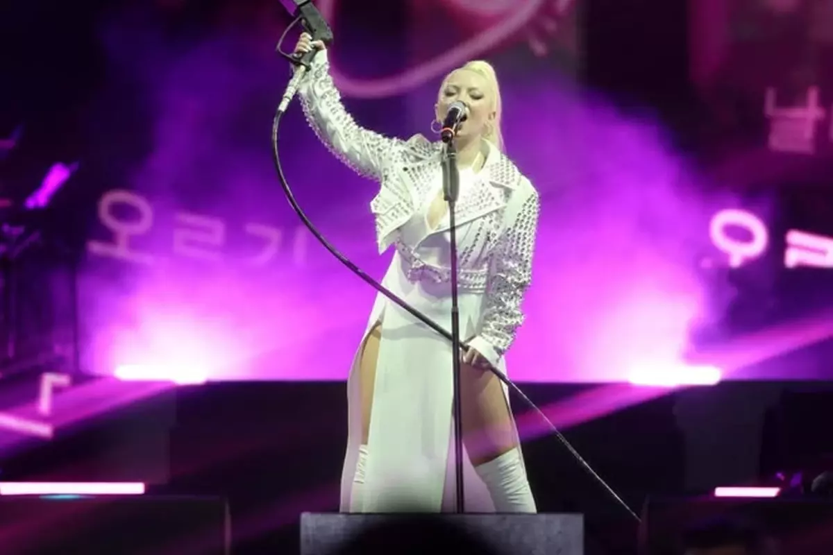 Ece Seçkin Konserinde Sahne İskelesine Tırmanan İzleyici Paniğe Neden Oldu