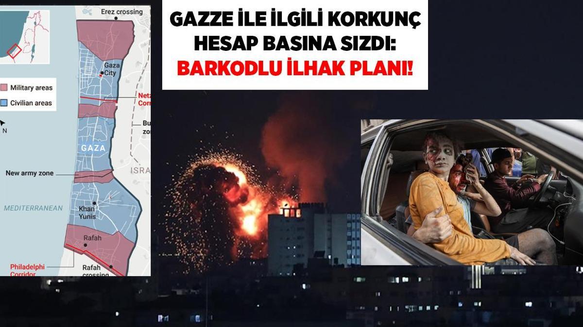 İsrail'in Gazze'ye Yönelik Barkodlu İlhak Planı Diplomatik Kaynaklar Tarafından Sızdırıldı