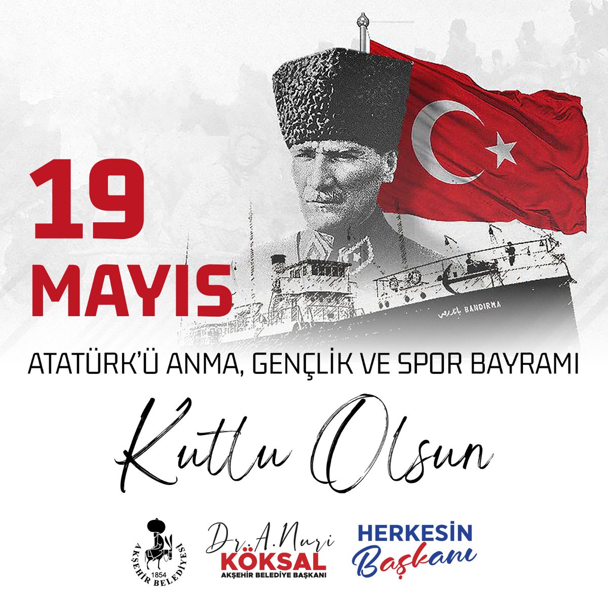 19 Mayıs Coşkusu Akşehir'de Yaşandı