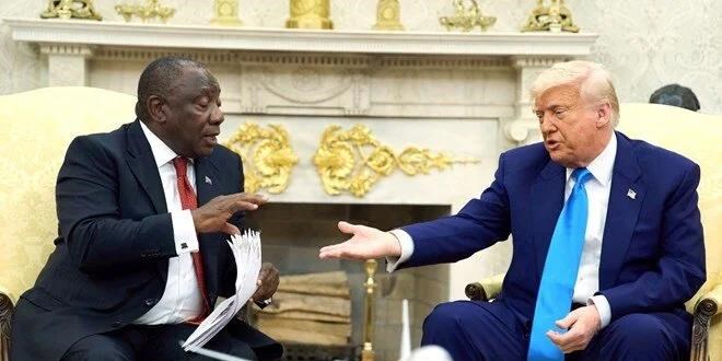 Güney Afrika Devlet Başkanı Ramaphosa, ABD Ziyaretinde Soykırım Suçlamalarıyla Karşılaştı