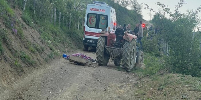 Samsun'da Traktör Kazasında Bir Kişi Hayatını Kaybetti