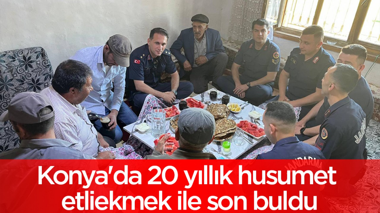 Konya'da 20 Yıllık Kardeş Husumeti Etli Ekmekle Son Buldu
