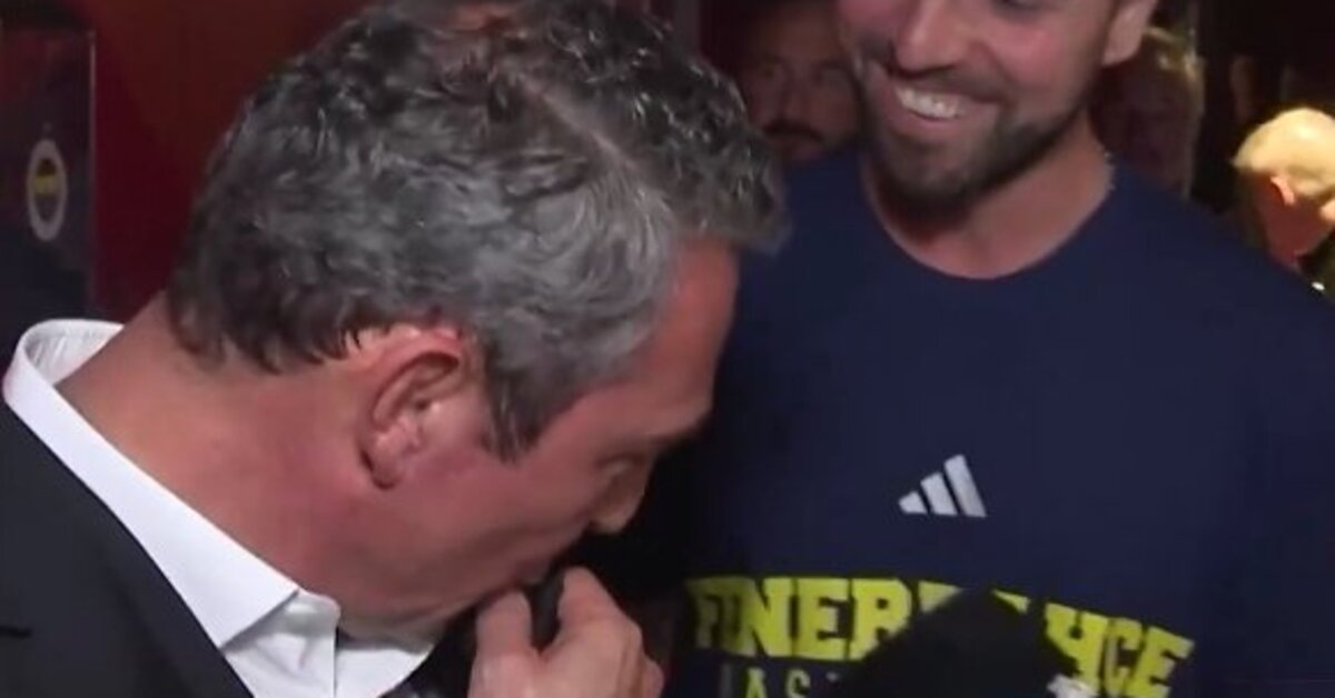 Fenerbahçe Başkanı Ali Koç'tan Final Coşkusu: Armayı Öperek Yaşadı