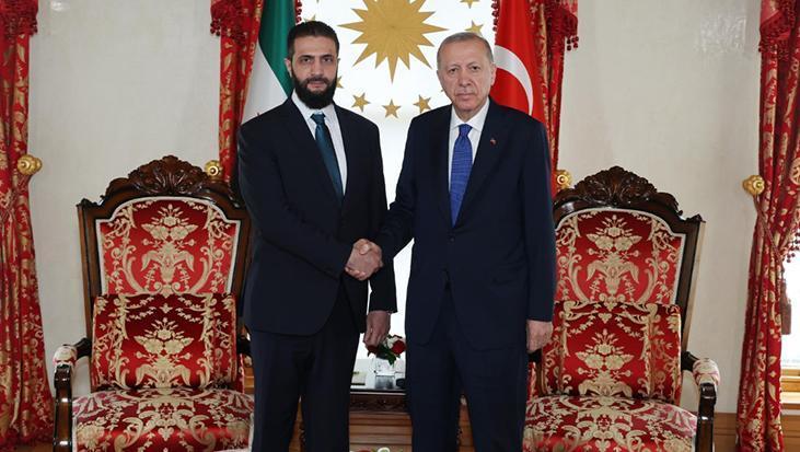 Cumhurbaşkanı Erdoğan ve Suriye Cumhurbaşkanı Şara Dolmabahçe'de 15 Saat Görüşüldü