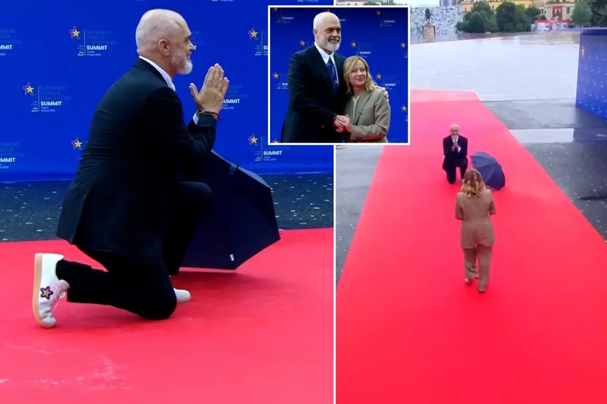 İtalya Başbakanı Meloni'den Arnavutluk Başbakanı Rama'ya İlgin Açıklama