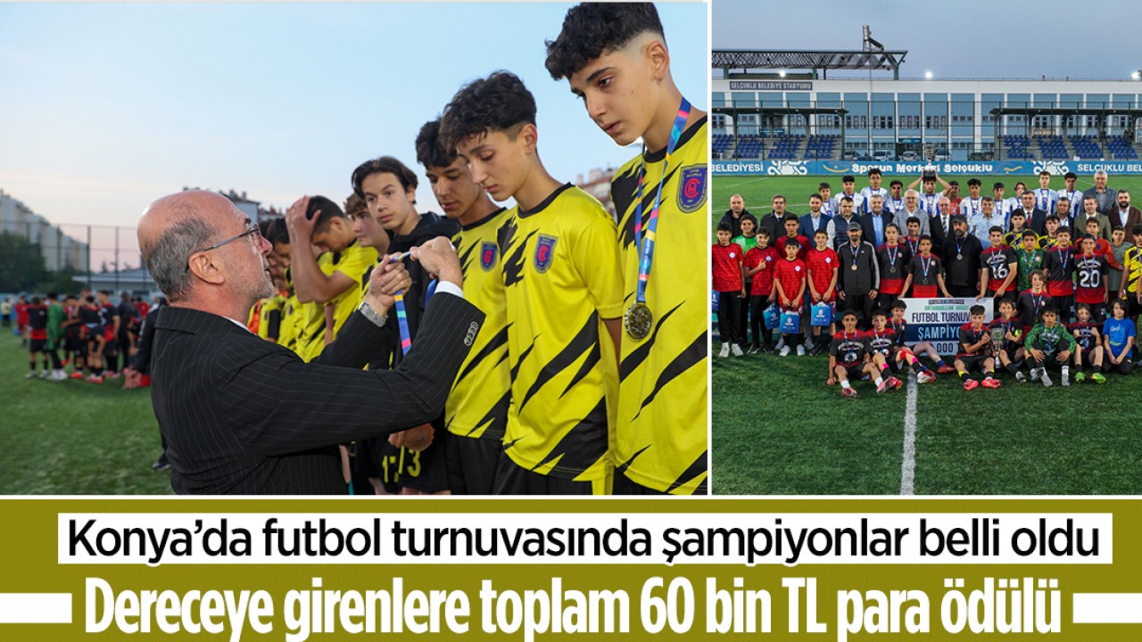 Konya'da Ortaokullar Arası Futbol Turnuvası Sona Erdi: Şampiyonlar Belirlendi