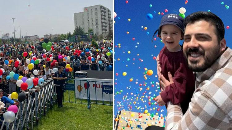 Kanserle Mücadelesini Kazanan Ali Asaf'ın Dileği Gerçekleşti: Meydan Balonlarla Doldu Taştı