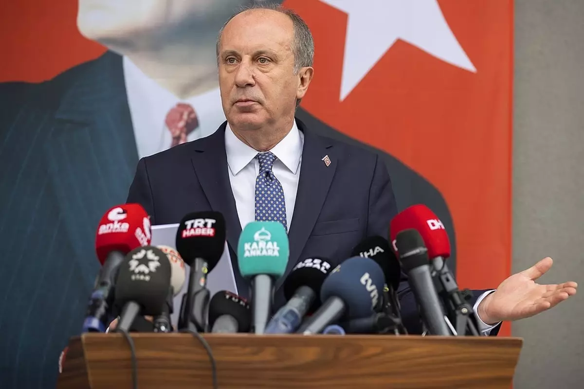 Muharrem İnce'den İBB Soruşturmasına Destek ve 