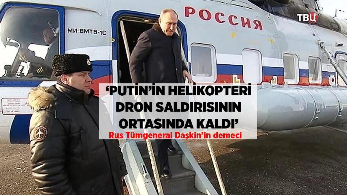 Putin'in Helikopteri Kursk Ziyaretinde Drone Saldırısı Riski