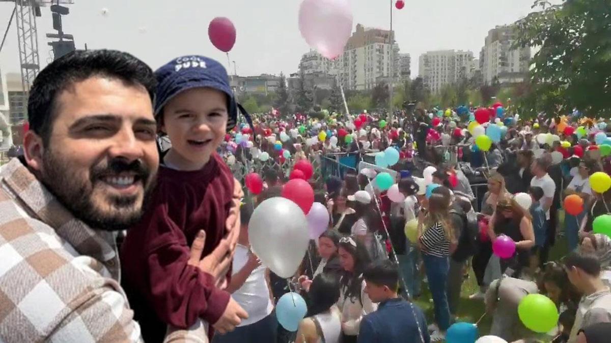 Kanseri Yenen Küçük Asaf'ın Dileği Yerine Getirildi: Sancaktepe'de Balonlarla Umut Dolu Anlar