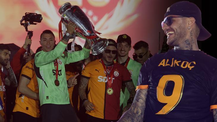 Galatasaray Şampiyonluk Kupasını Taraftarıyla Kutladı: Icardi'nin Forması Dikkat Çekti