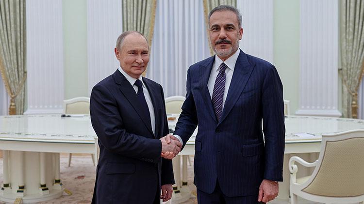 Dışişleri Bakanı Fidan, Rusya Devlet Başkanı Putin ile Moskova'da Görüştü
