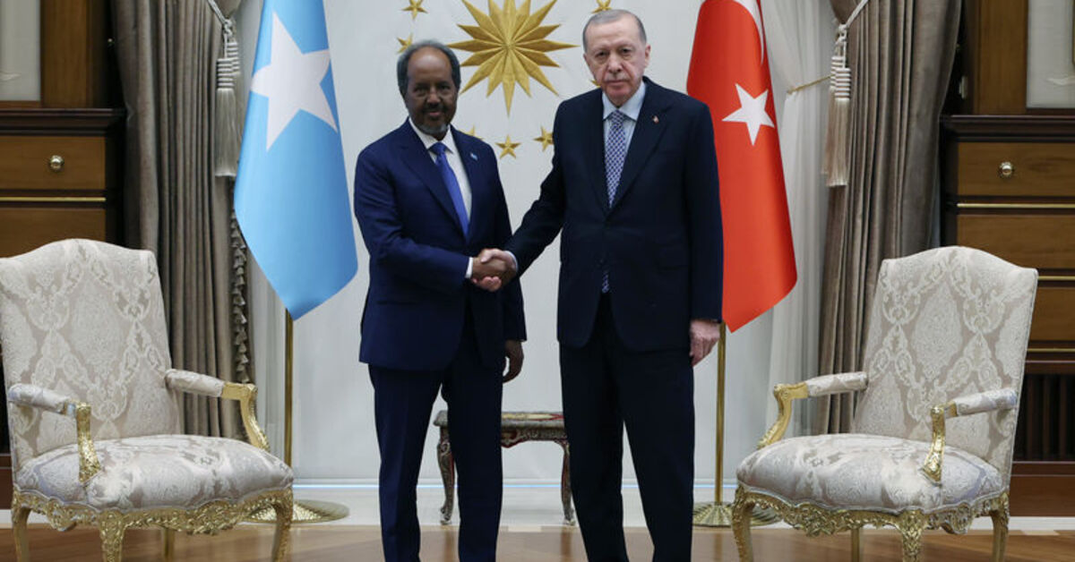 Cumhurbaşkanı Erdoğan, Somali Cumhurbaşkanı Mahmud ile Görüştü