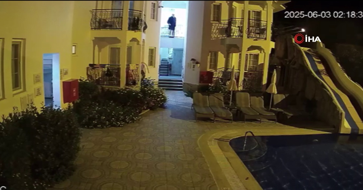 Muğla Depremi Havuzdaki Dalgalarla Görüntülendi