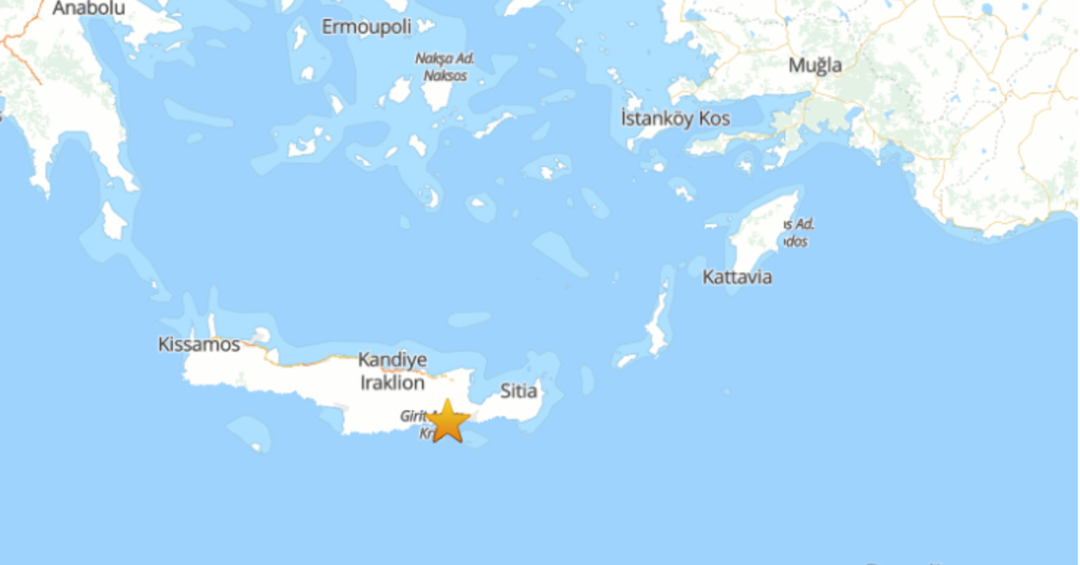 Ege Denizinde 5 Büyüklüğünde Deprem Meydana Geldi