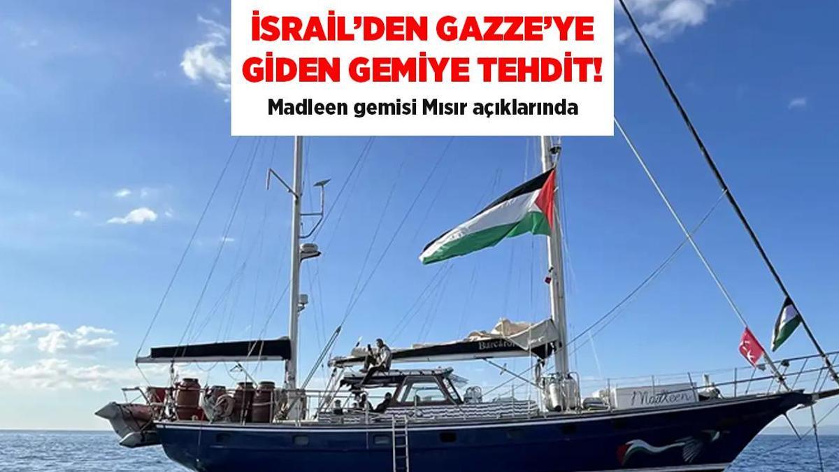 İsrail Savunma Bakanı Katz'dan Gazze'ye Yardım Gemisi Madleen'e Yönelik Talimat