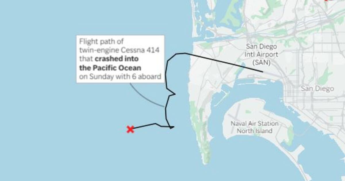 ABD'de San Diego Açıklarında Uçak Kazası: 6 Kişi Hayatını Kaybetti